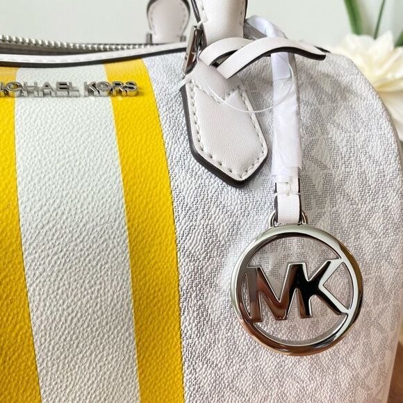 Michael kors Bedford Small Logo Stripe Satchel‎ - Picture 5 of 9